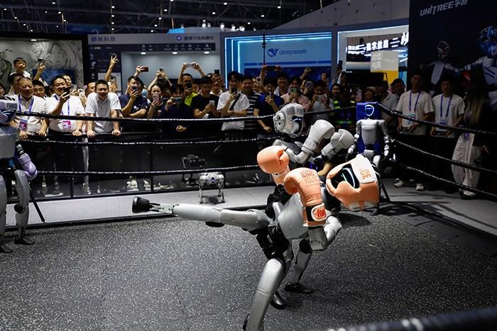 机器人“格斗”人气高
