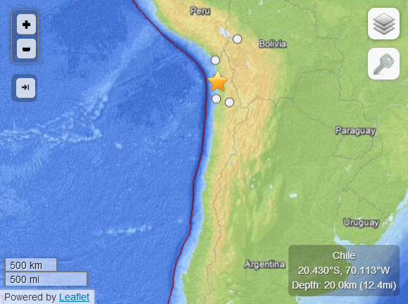 ���������ϵ�Ϊ7.8����������³������ХԤ��