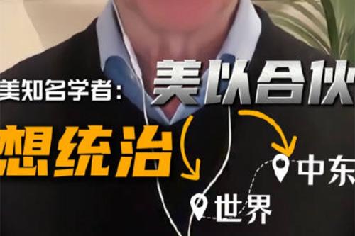 “一场大屠杀正在进行” 美学者批美以军事打击系“共同的疯狂行为”