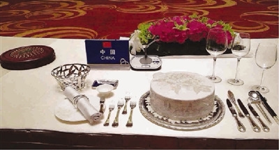 揭秘“亚信国宴”菜单餐具:五菜一汤国产餐瓷